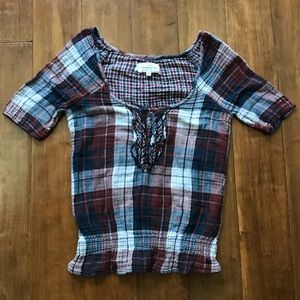 Abercrombie Blouse (Plaid)